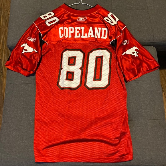 Reebok Other - Calgary Stampeders CFL Jersey Reebok Size Men’s Large Jermaine Copeland Stamps
